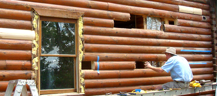 Log Home Repair Mecklenburg County, Virginia